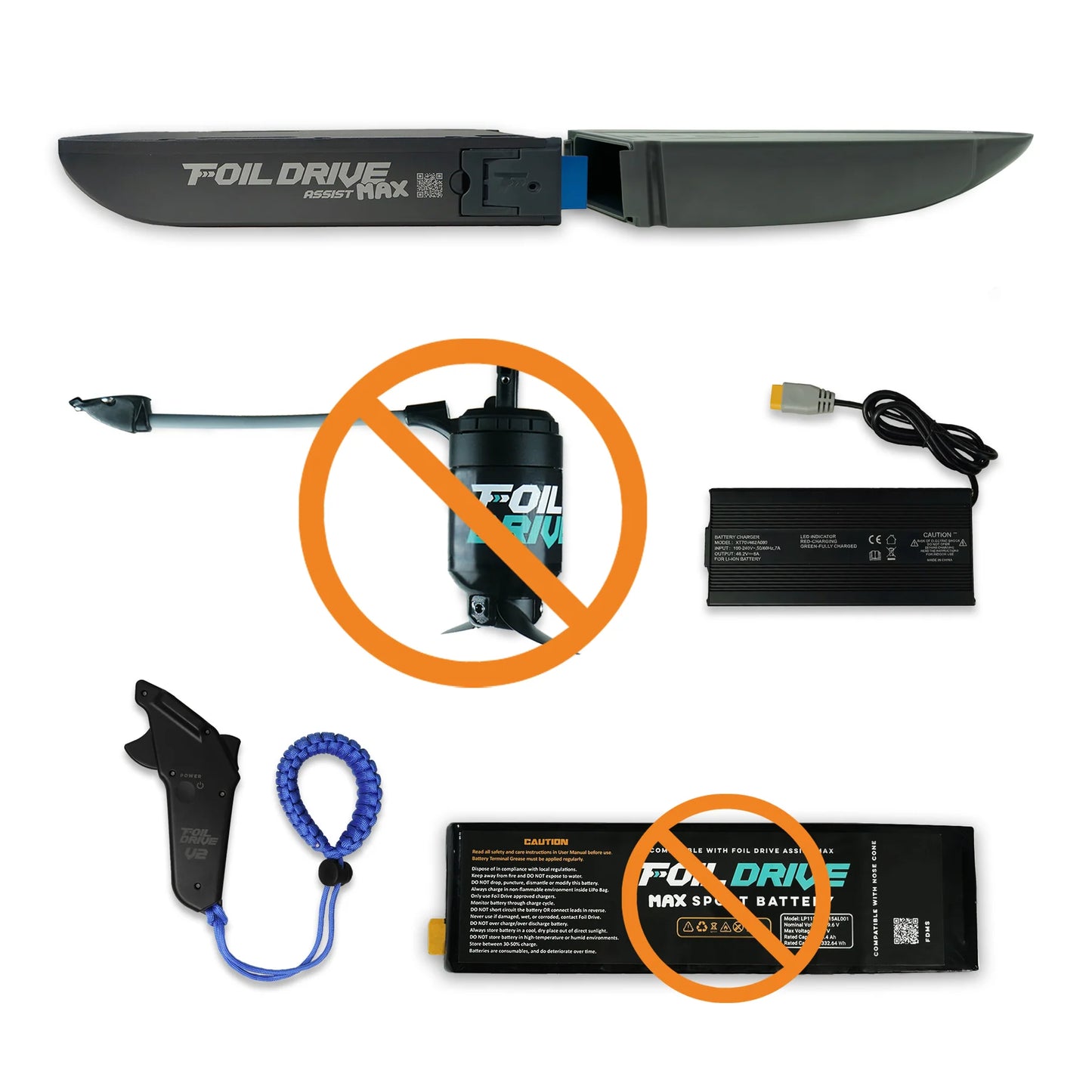 Foil Drive Assist Max Gen2 Kit - select your motor and battery - FOILRIDERS SHOP