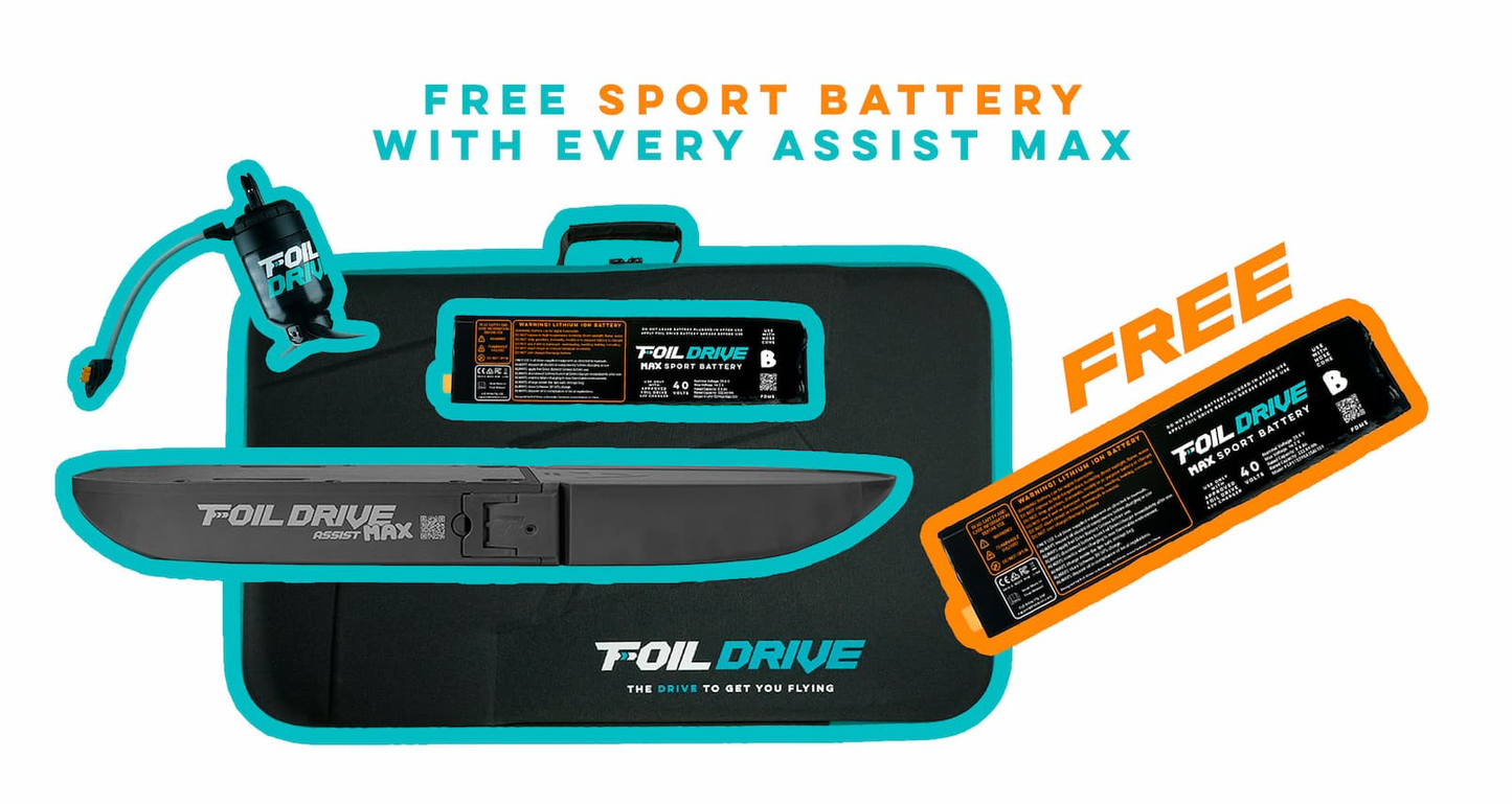 Foil Drive Assist Max Gen2 Kit - select your motor and battery - FOILRIDERS SHOP